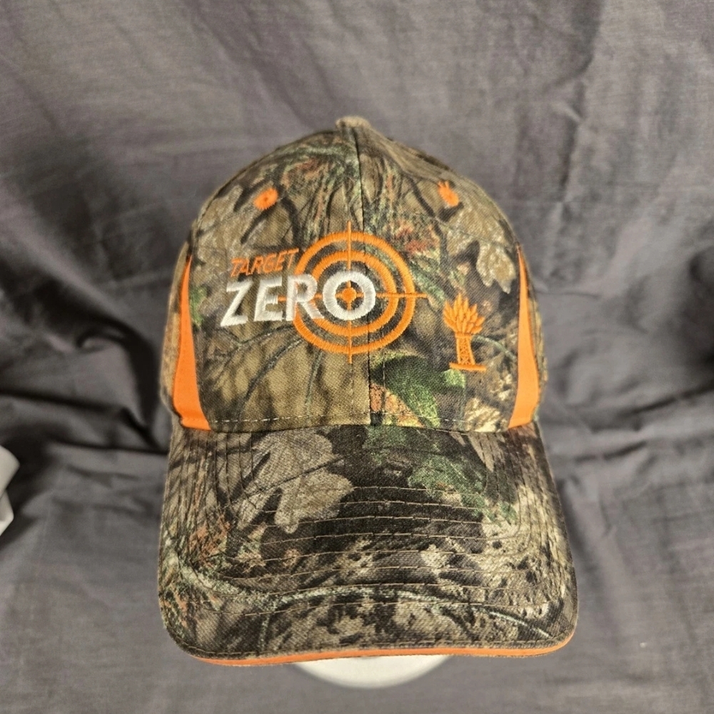 Target Zero Mossy Oak Camo Hat Adjustable Snapback Cap